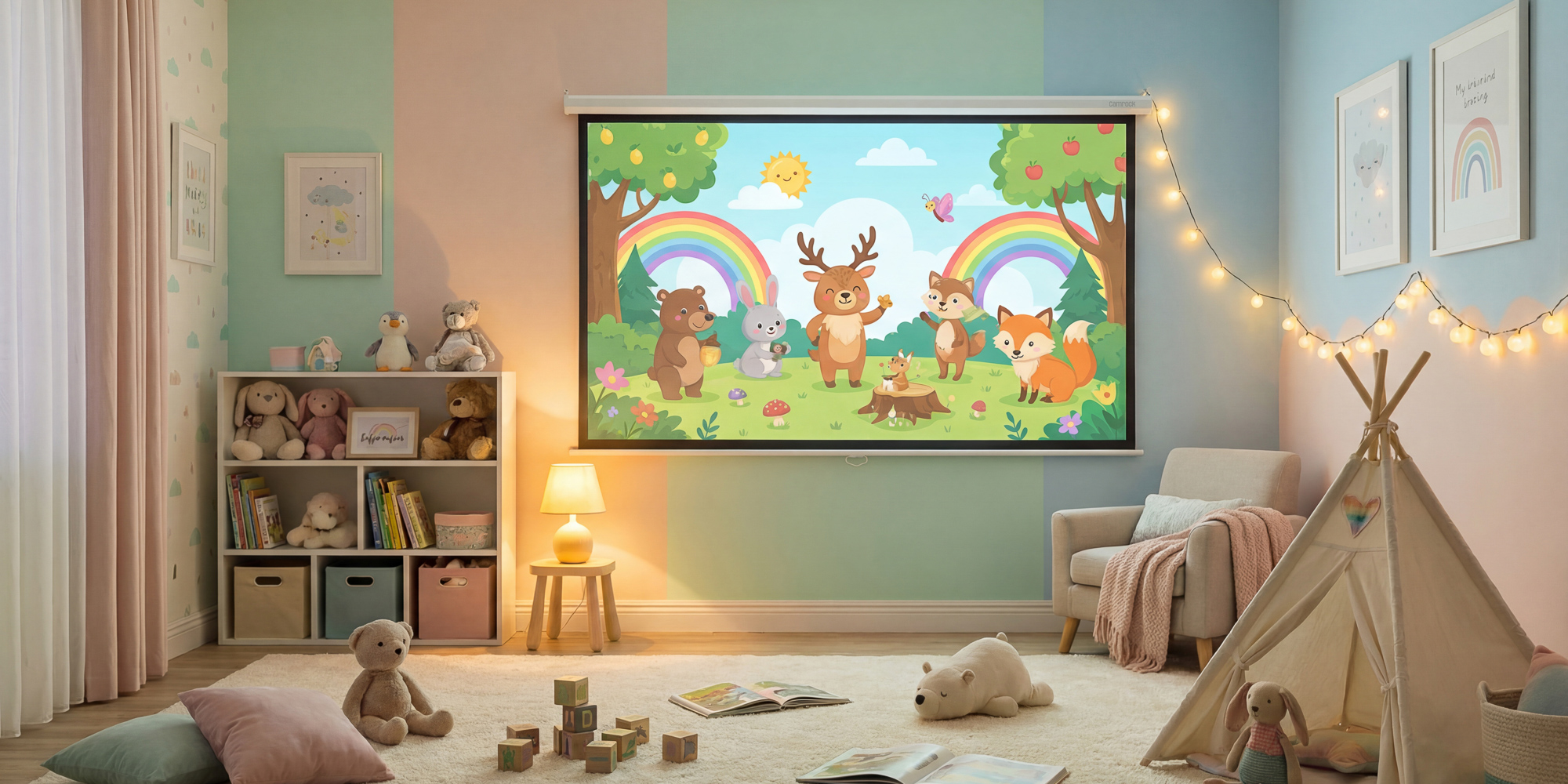 Ekran projekcyjny ścienny Camrock Matte W 60